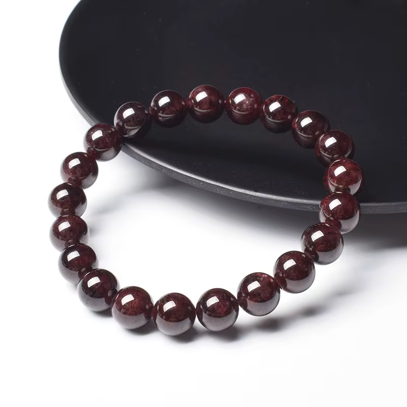 Bracelets en grenat naturel