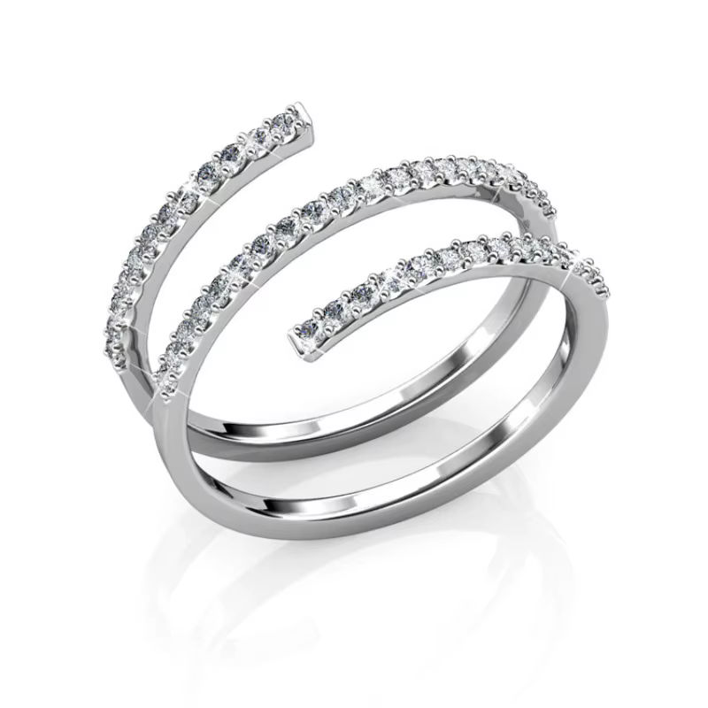 Bagues créatives Daisini avec cristaux Swarovski pour femmes