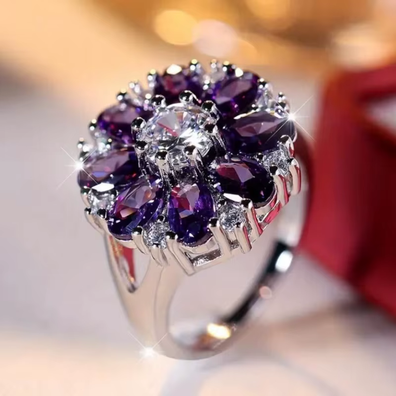 Bague en Zircon pour femmes