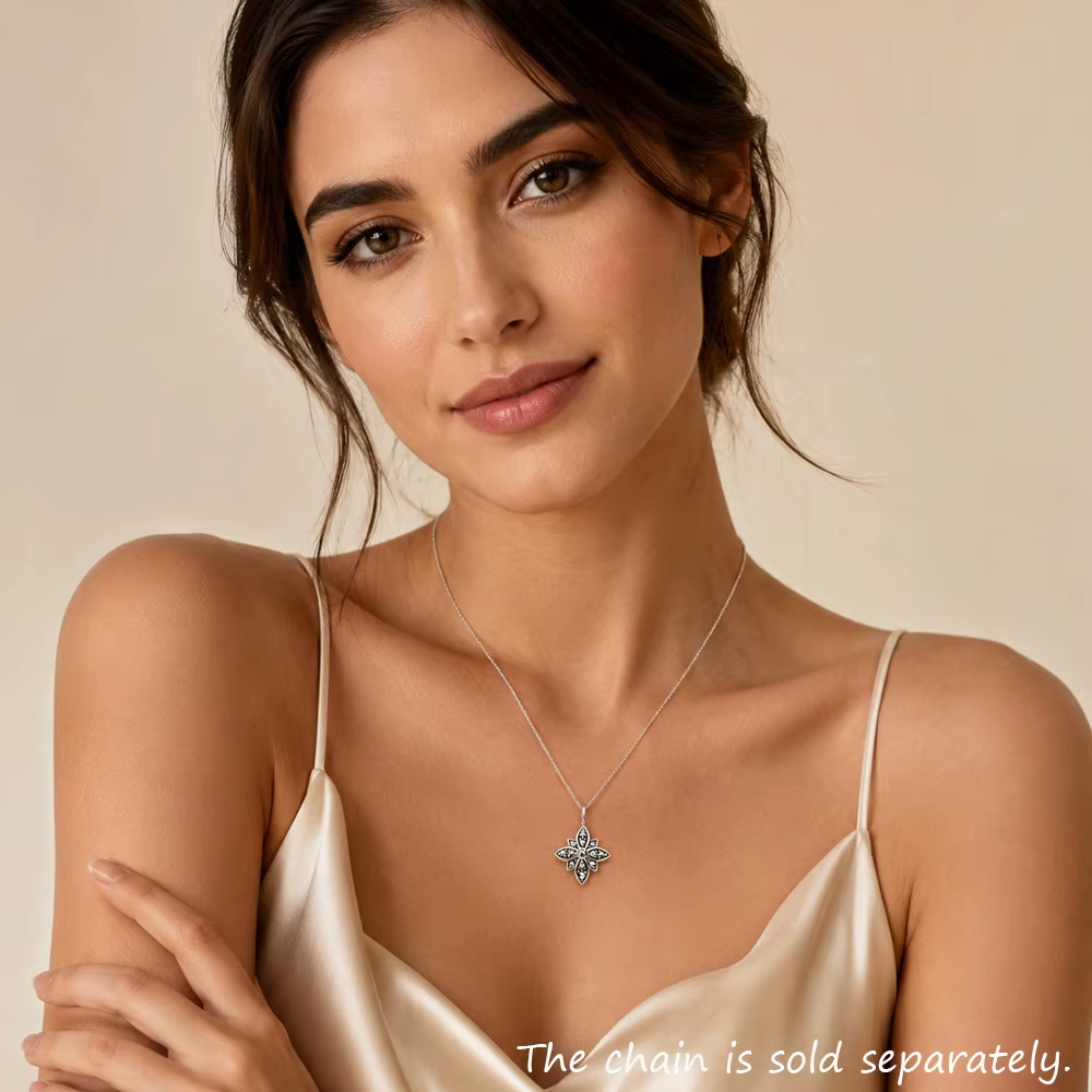 Pendentif étoile marcassite