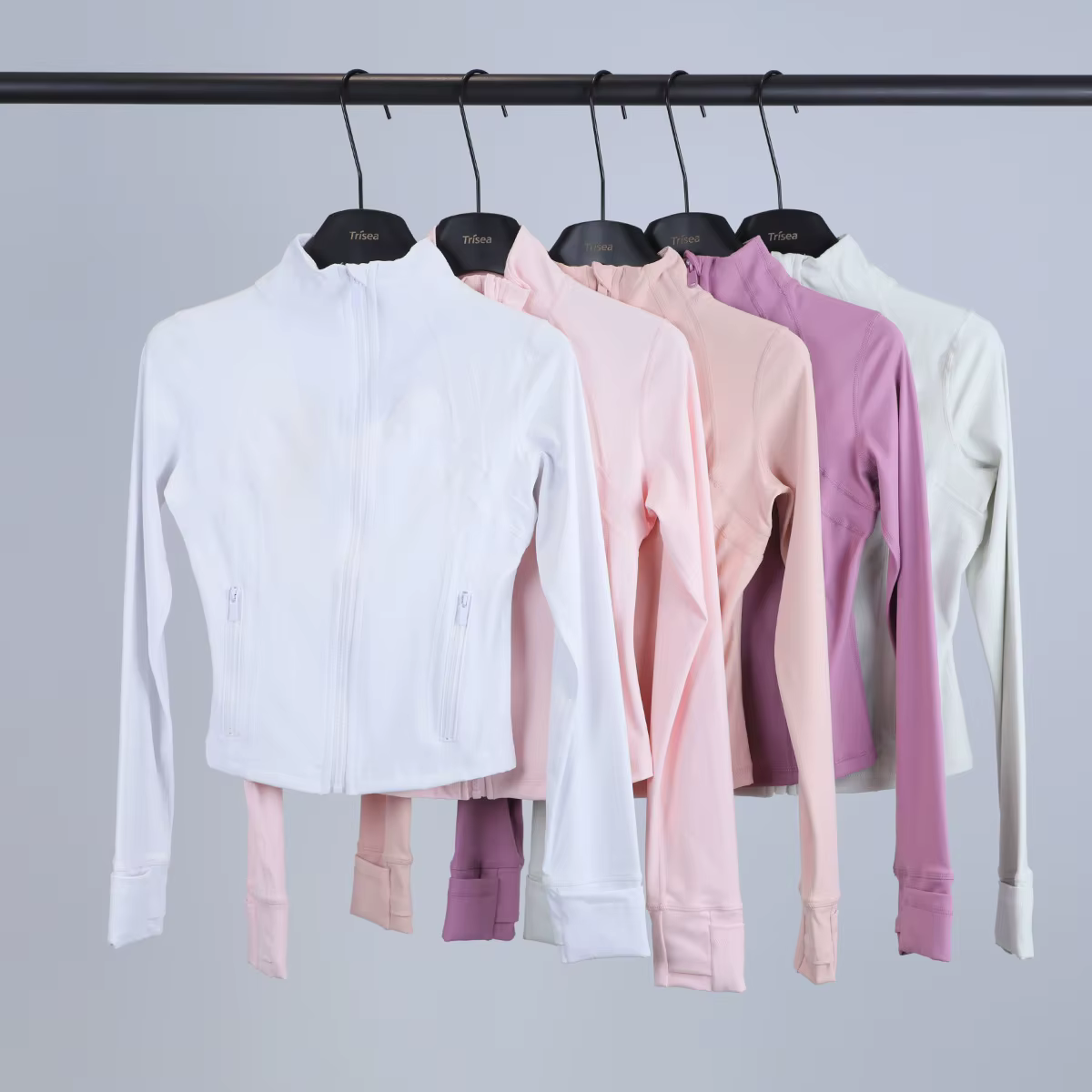 Veste courte à col montant pour femmes