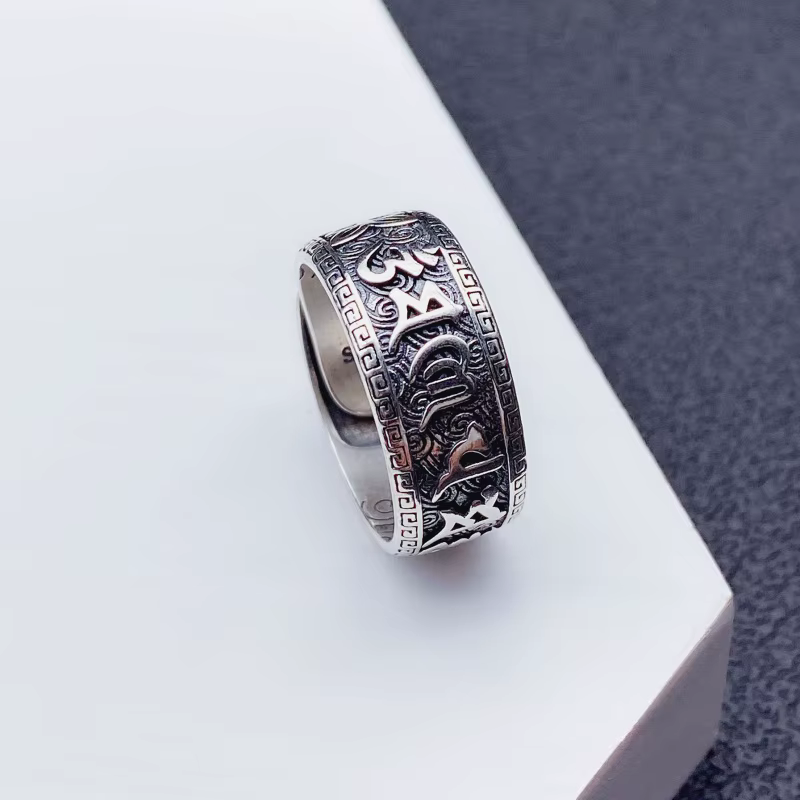 Buyee-Bague Ouverte en Argent Sterling 925 pour Homme et Femme