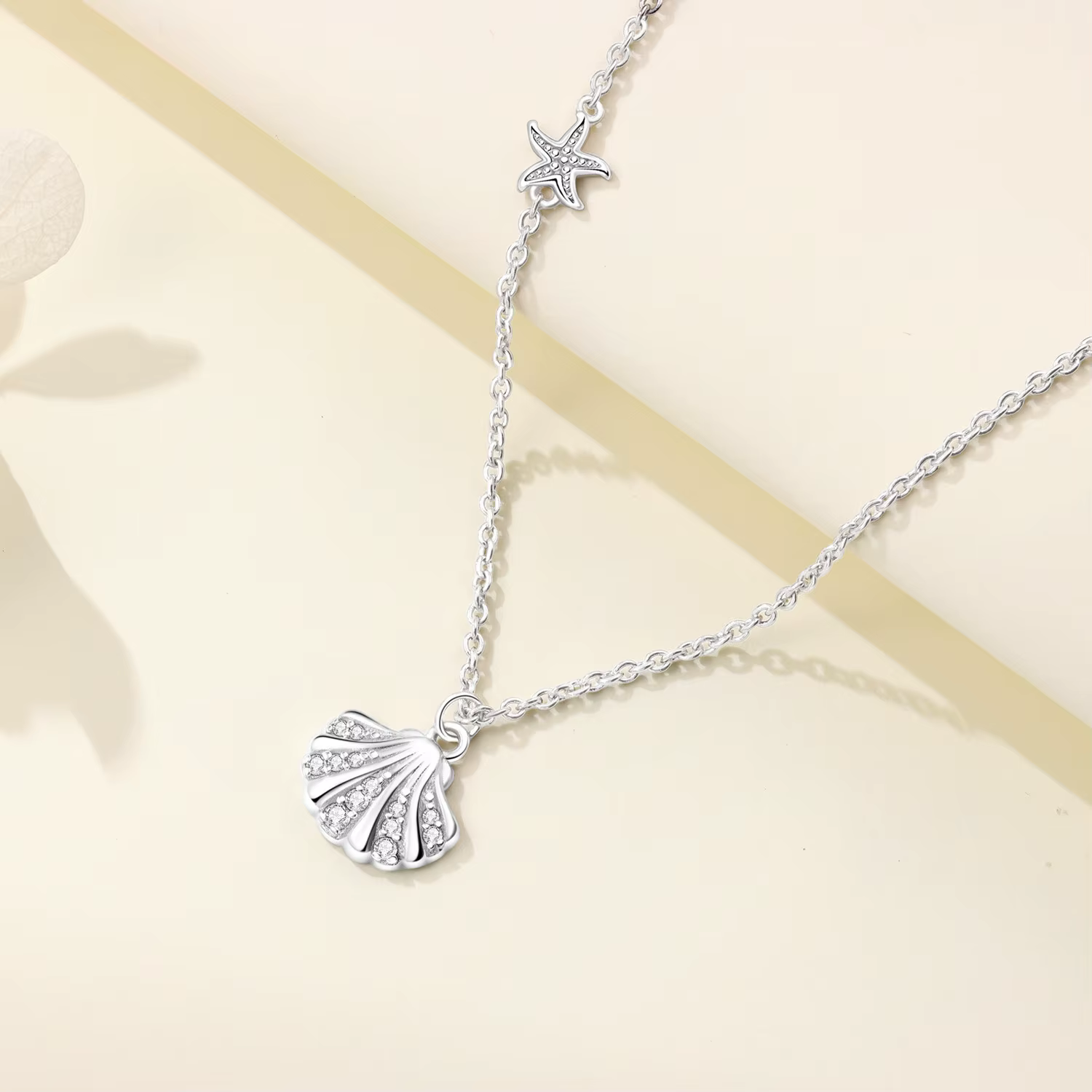 Orstarry – collier en argent Sterling 925 avec pendentif étoile de mer et perle