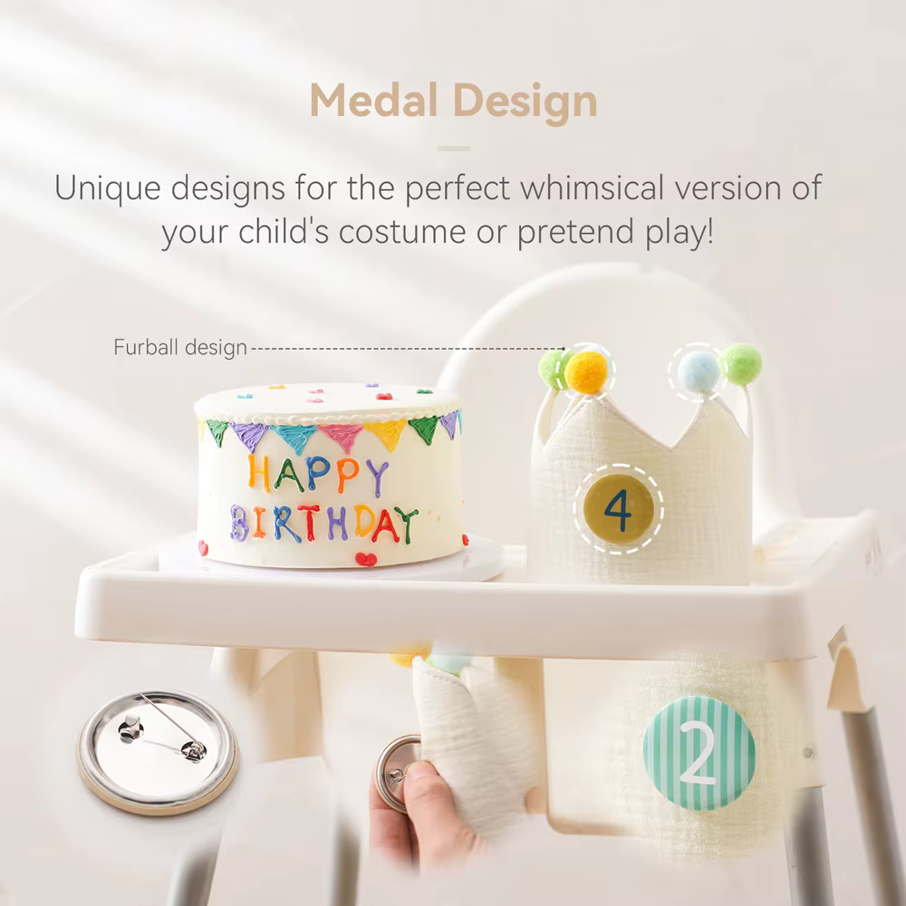 Chapeaux couronne de fête d'anniversaire pour bébé