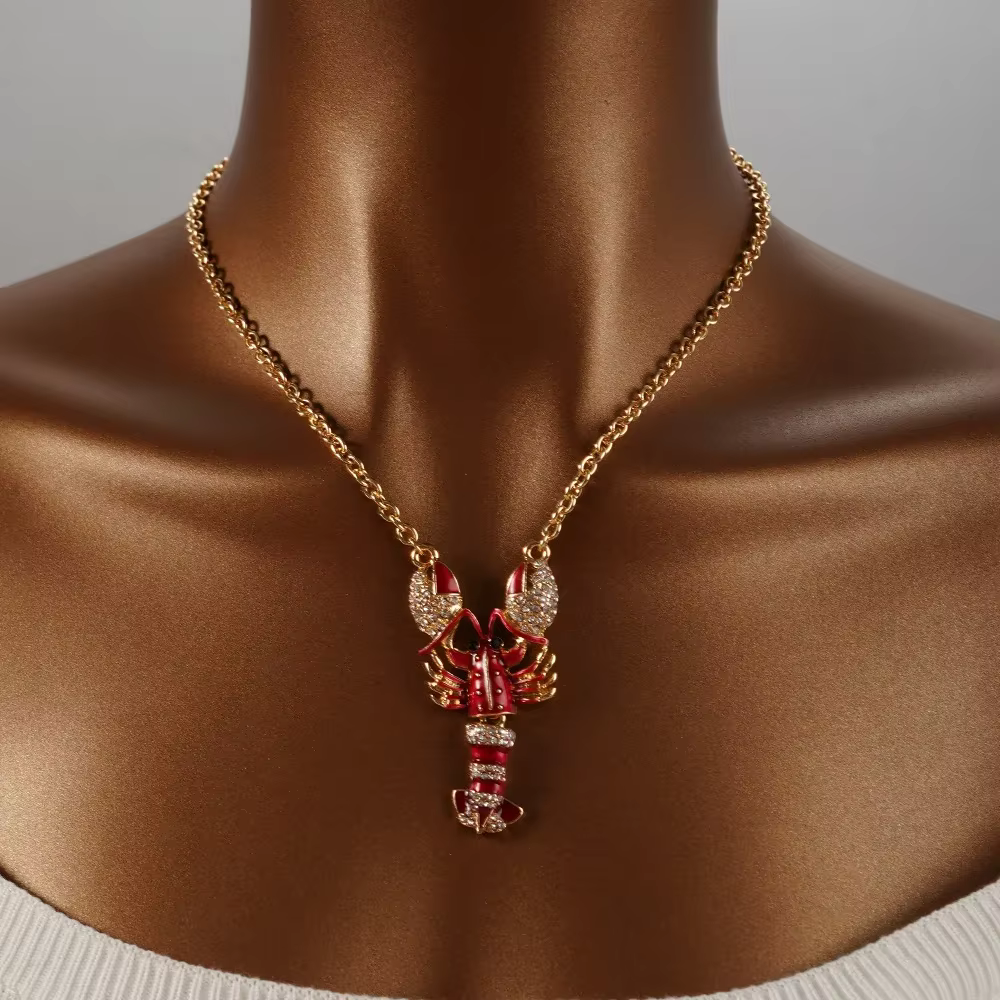 Collier pendentif en acier inoxydable pour femme