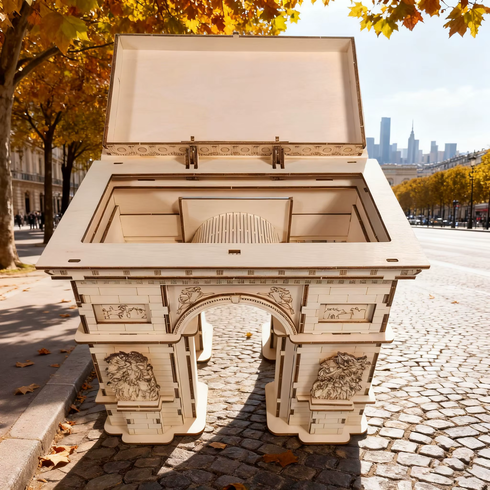 Arc de triomphe en bois