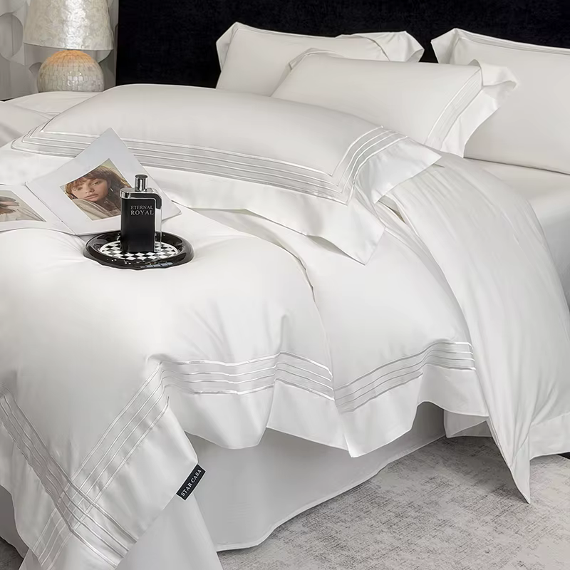 Ensemble de literie de luxe 100% coton égyptien
