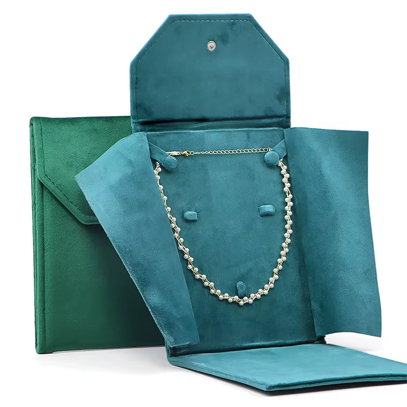 Sac de rangement de bijoux en velours