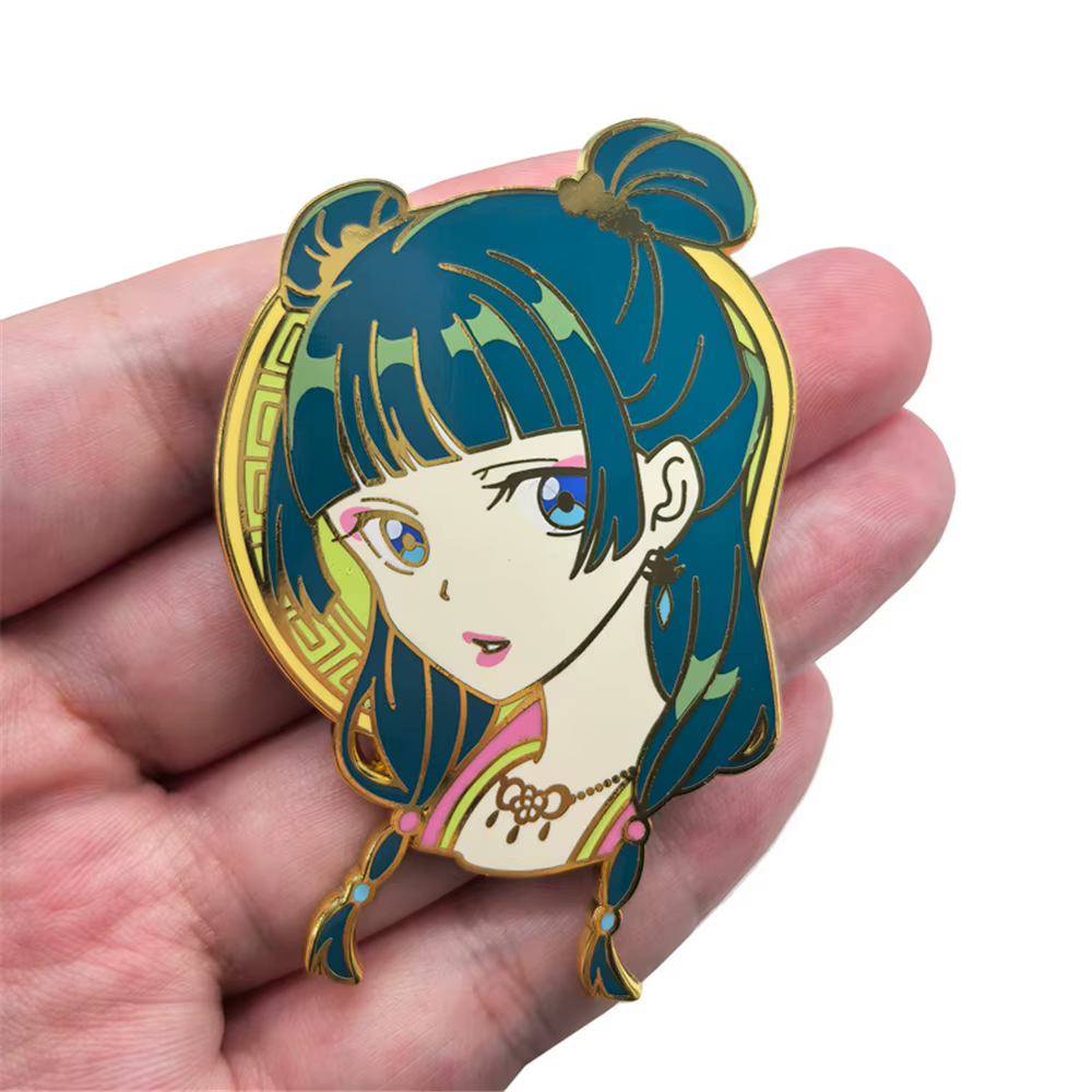 Anime l'apothicaire journaux Mao Mao Kawaii Cosplay Costume Badge broche accessoires sac à dos pendentif métal
