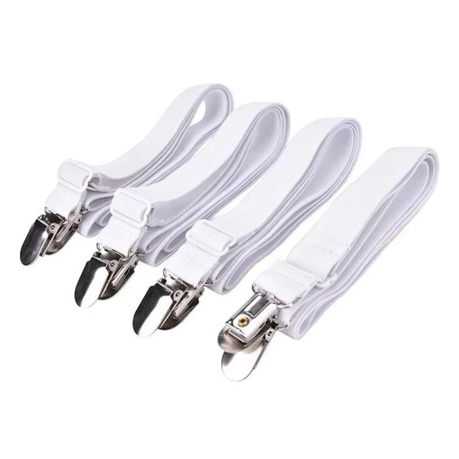 Bande de fixation élastique pour drap de lit
