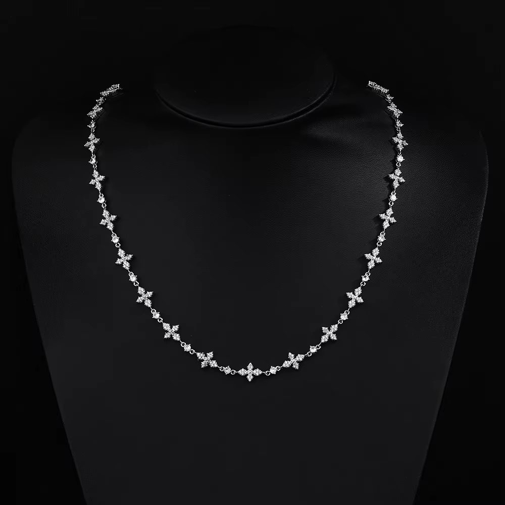Ensemble de bijoux Nuoya Iced Out Star Chain