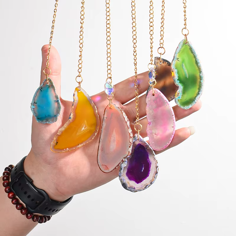 Arbre de vie 7 Chakra pierre capteur de rêves cristal de guérison cadeau