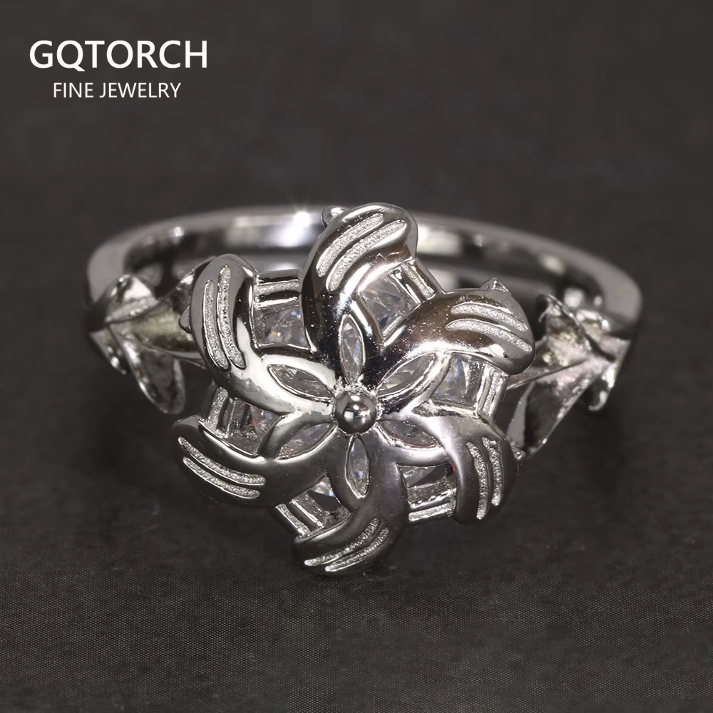 Bague en argent Sterling 925 véritable pour femme
