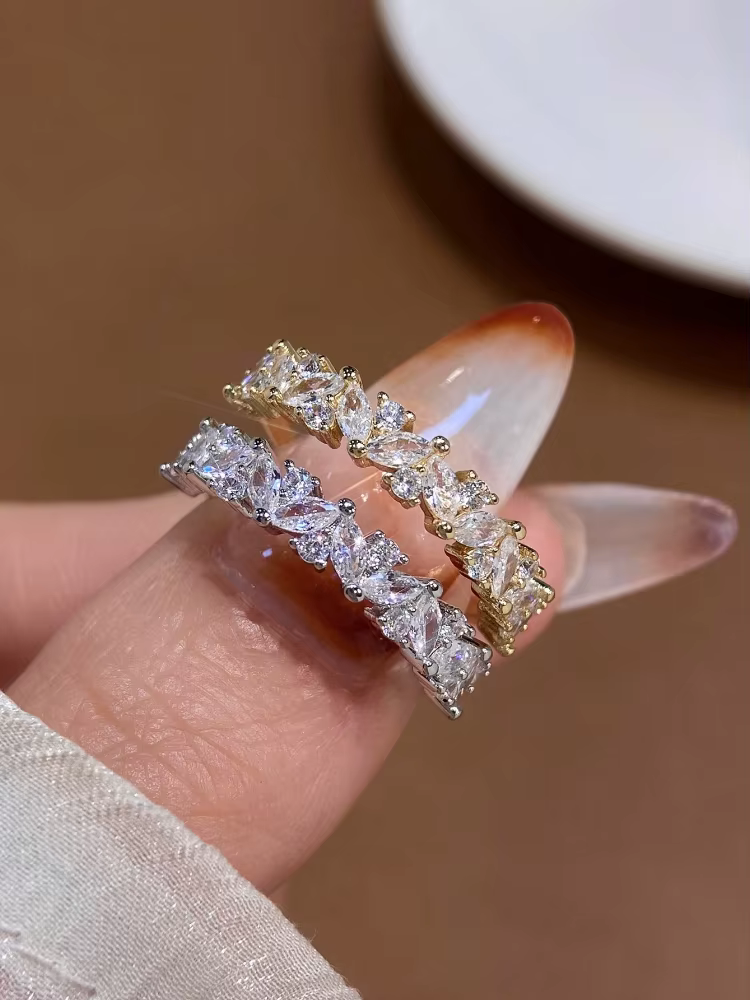 Bague en argent Sterling 925 brillant