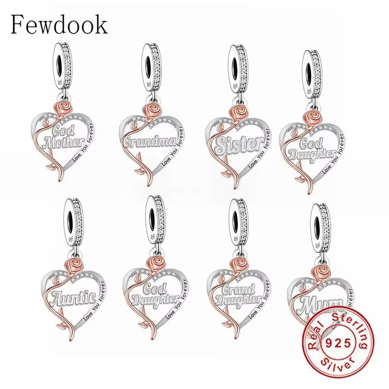 Perle en argent regardé 925 pour femme