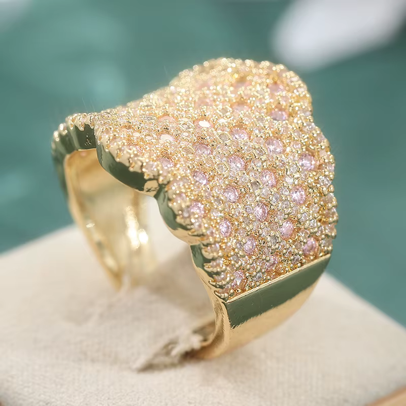 Bague large de style bohème pour femmes