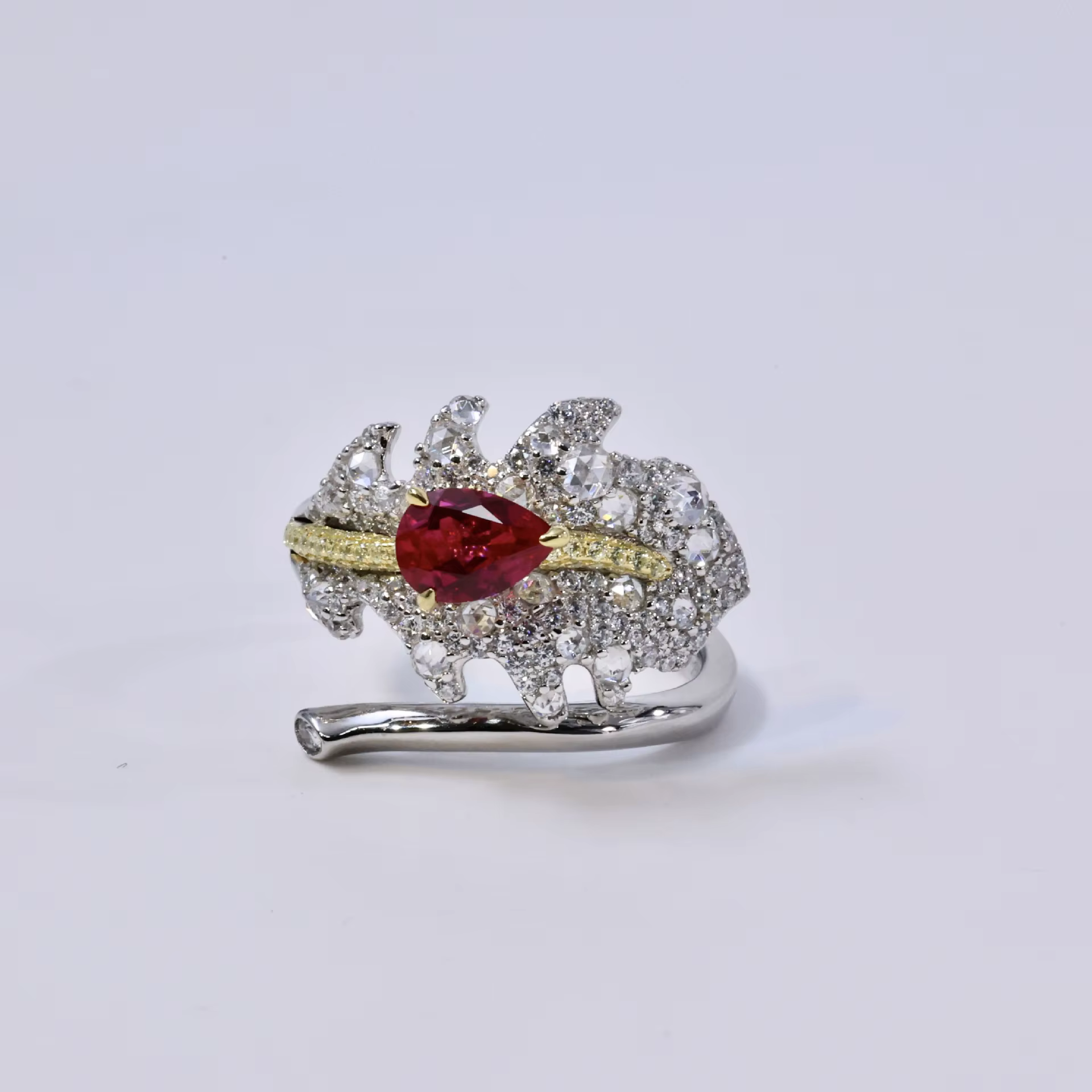 WUIHA – bague de fiançailles en argent Sterling 925