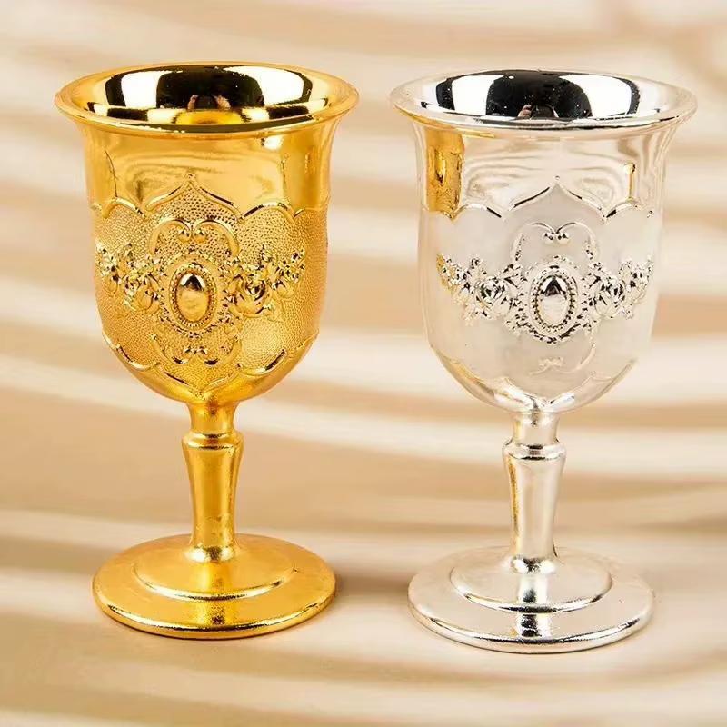 Verres à champagne écologiques en métal