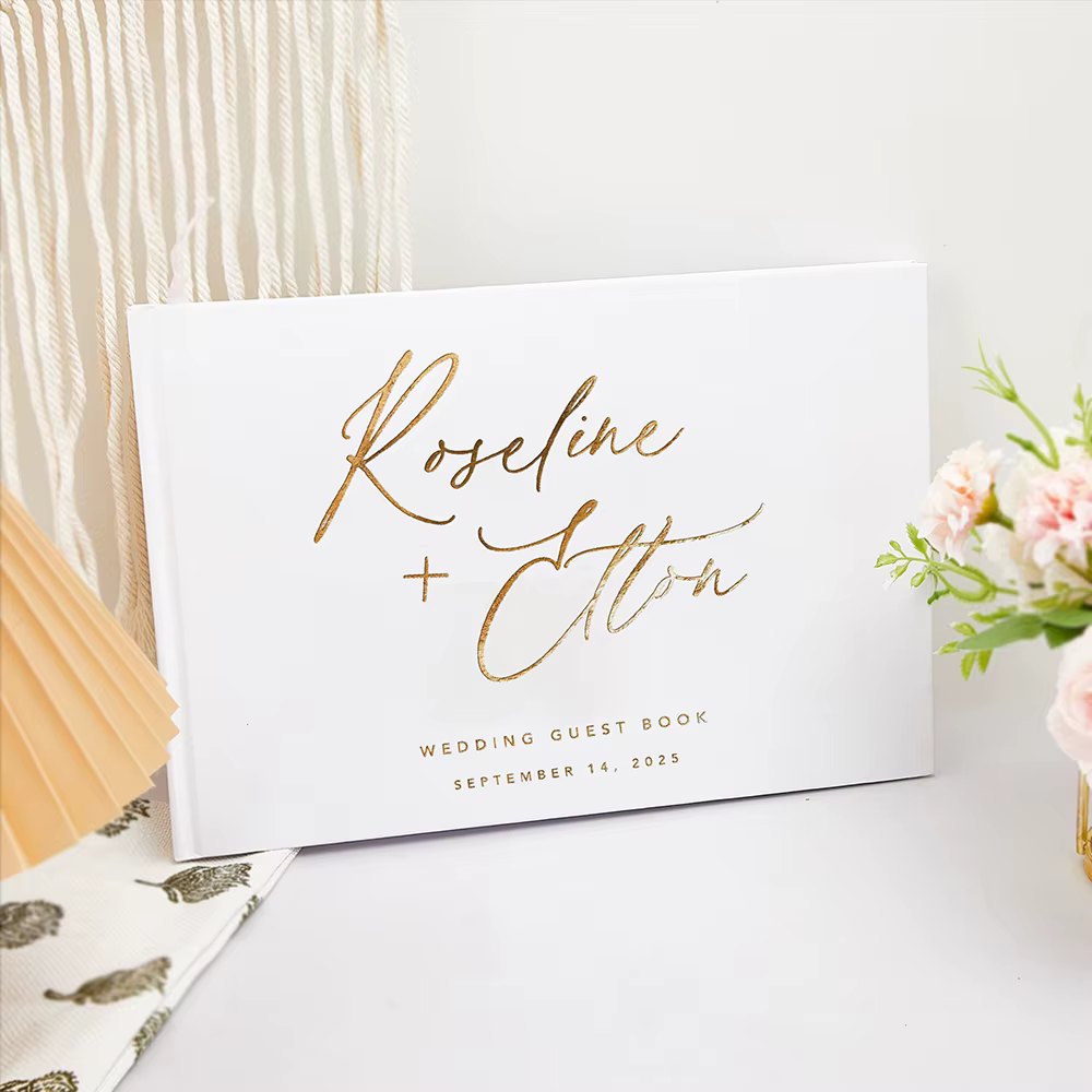 Livre d'or de mariage personnalisé
