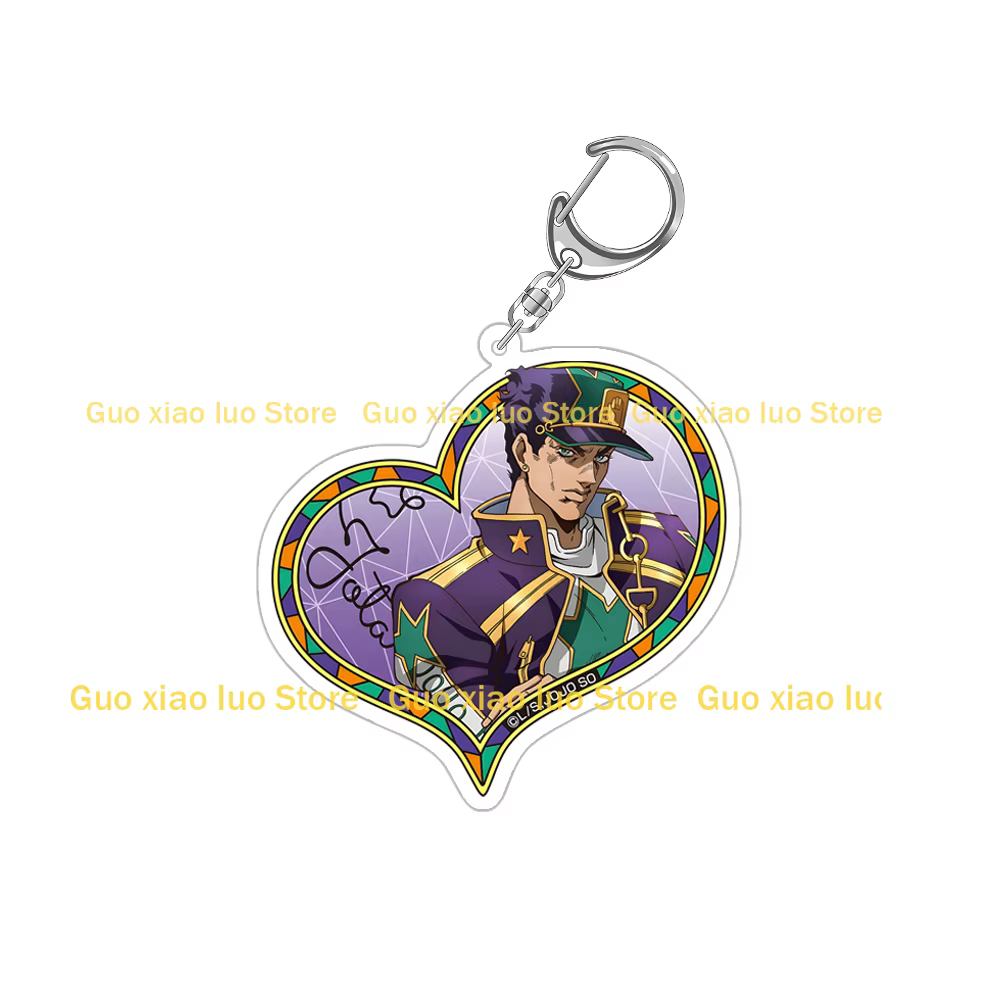 JoJo's Bizarre Jolyne Cujoh Ermes Costello Foo combattants rapport météo Narciso Anasui Jotaro Kujo acrylique porte-clés pendentif décor