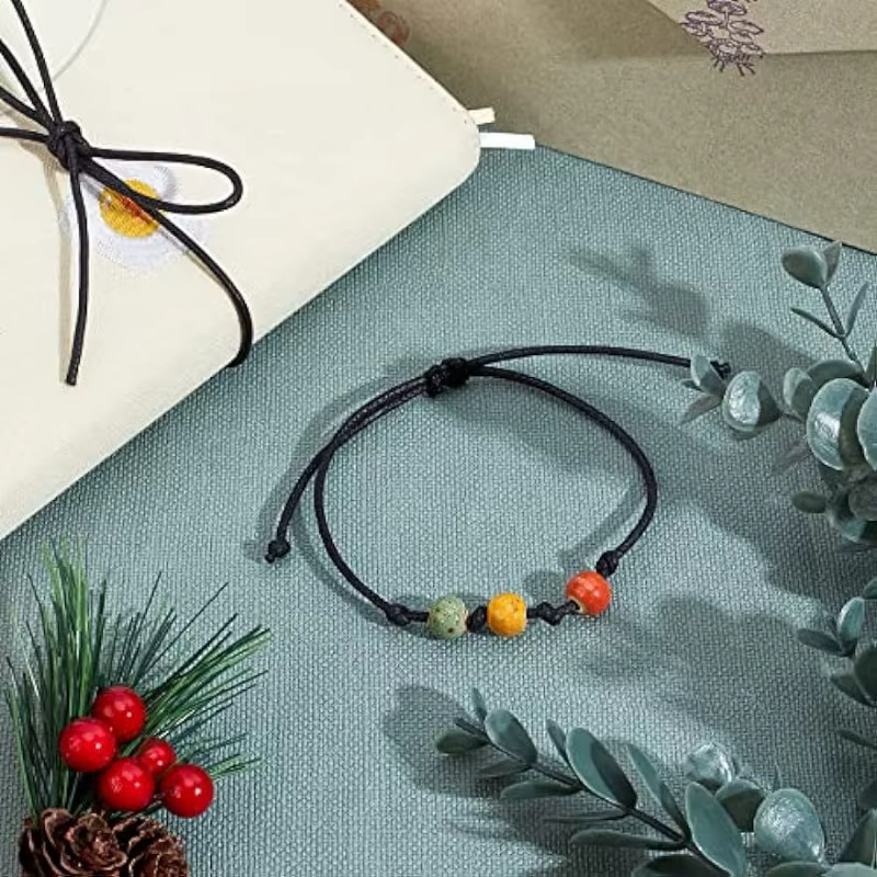Cordon ciré noir de 2mm pour la fabrication de bijoux