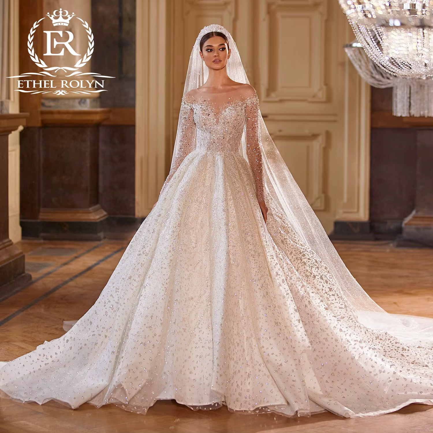 ETHEL ROLYN Robe de mariée de luxe pour la mariée