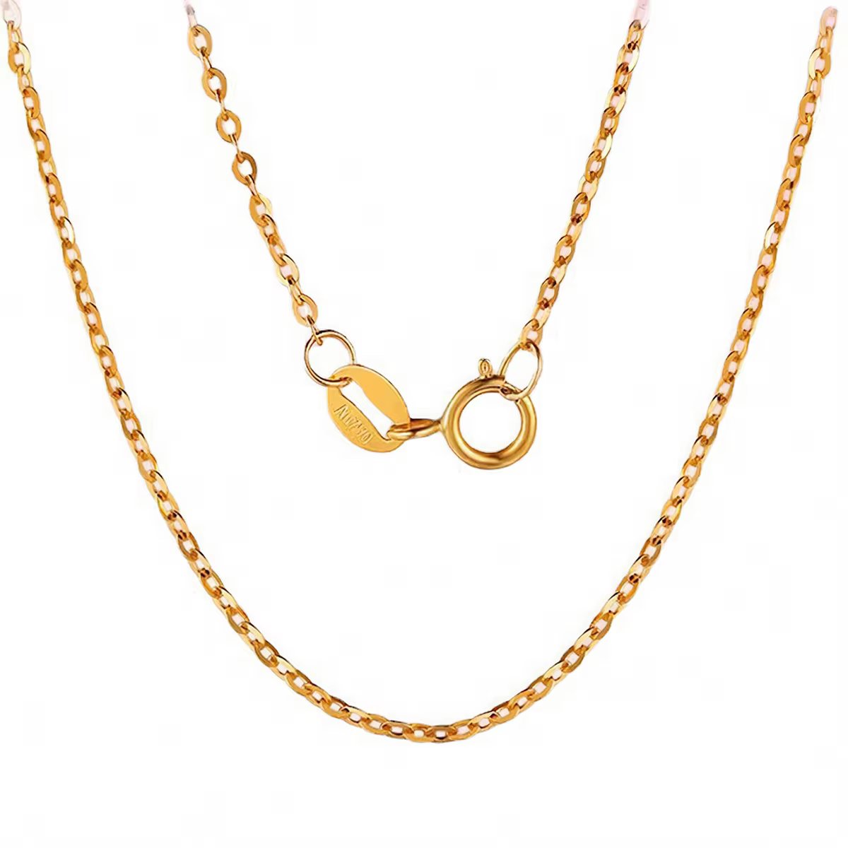 Szjinao – collier en or véritable 18 carats