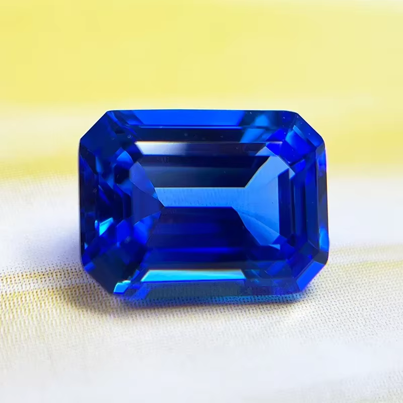 Émeraudes de spinelle de cobalt cultivées en laboratoire de qualité supérieure