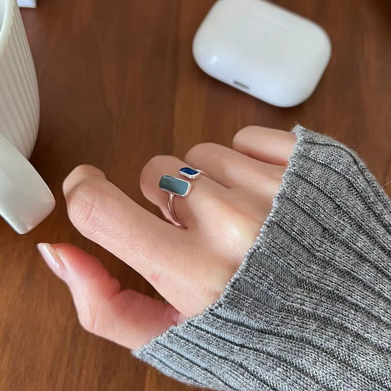 Bagues en argent Sterling 100% massif pour femmes