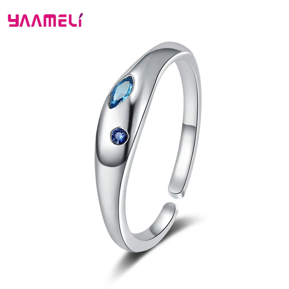 Bague redimensionnable en argent Sterling 925