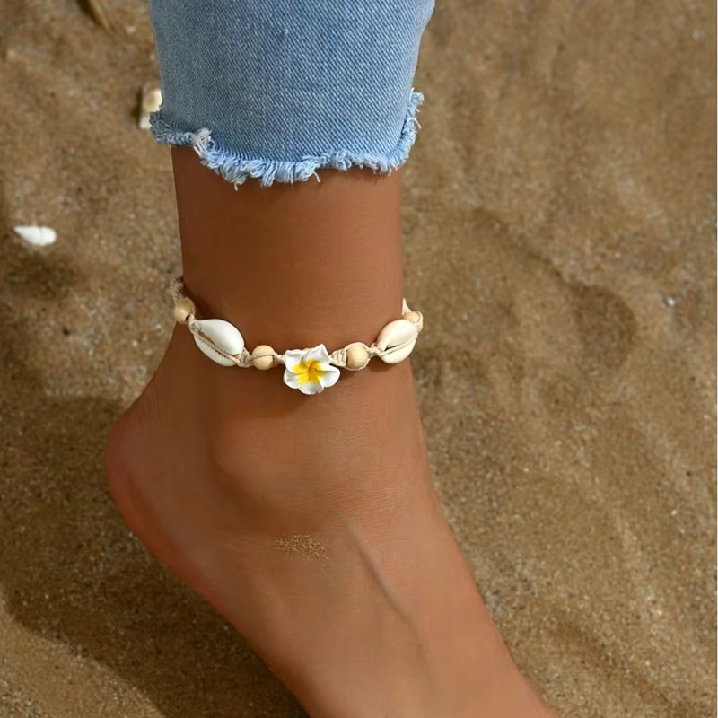 Nouveau bracelet de cheville en forme de fleur pour femmes