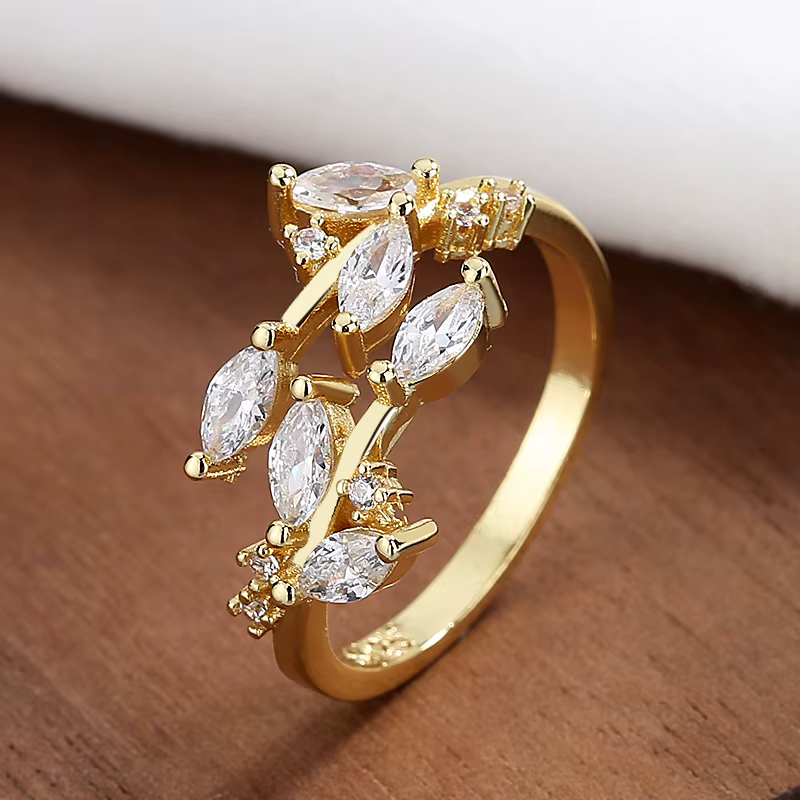 Bague en argent sterling 925 classique avec zircon pour femme