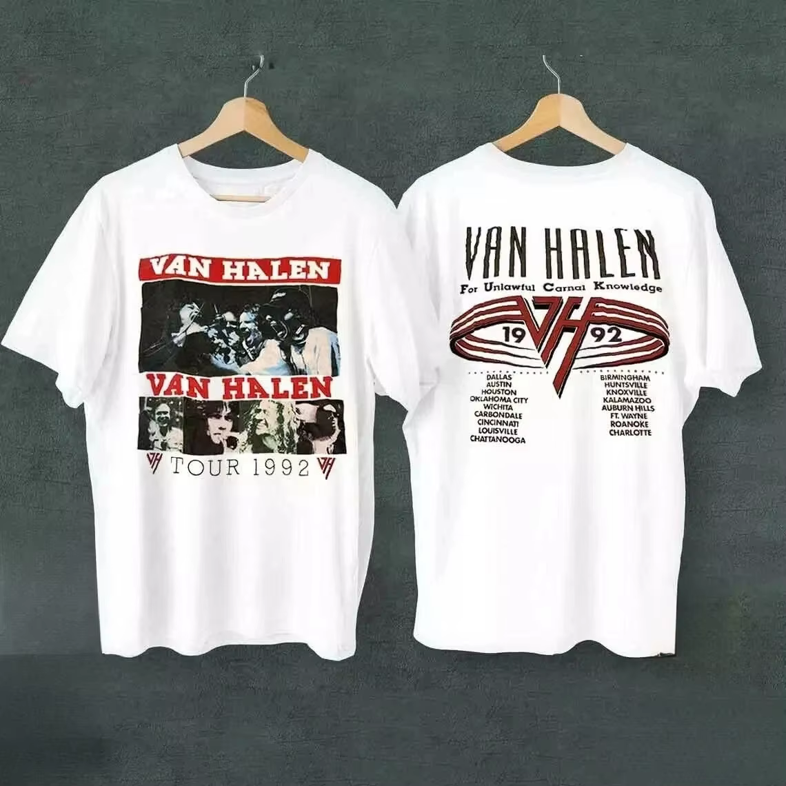 T-shirt Van Halen 1991 pour la tournée « Unlawful Carnal Knowledge »