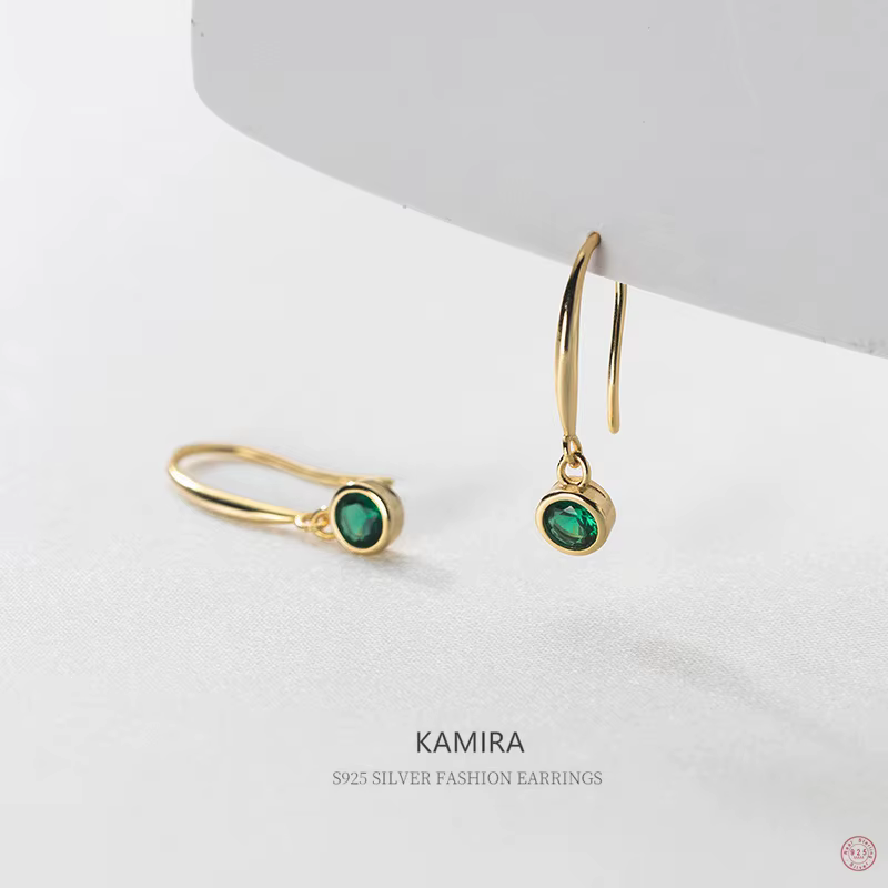 KAMIRA – boucles d'oreilles classiques de luxe en argent Sterling 925