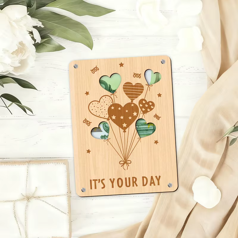 Carte de vœux de mariage