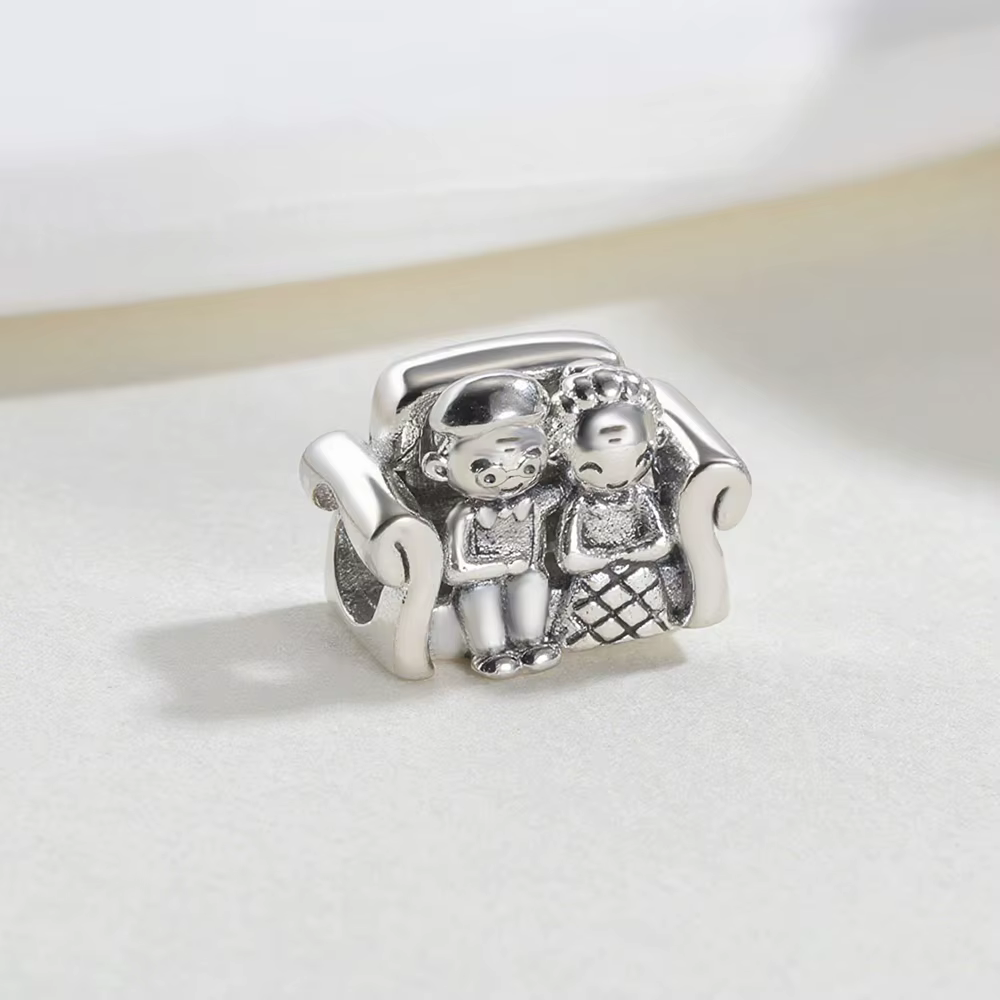 Perles d'anniversaire en argent Sterling 925