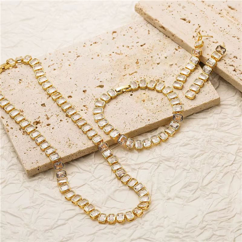 HECHENG, bijoux de luxe plaqués or 18 carats