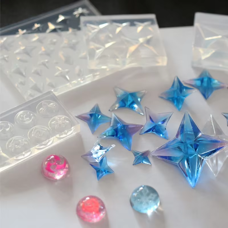 Bricolage éléments originaux pierres précieuses croix Silicone résine époxy moule bijoux outils