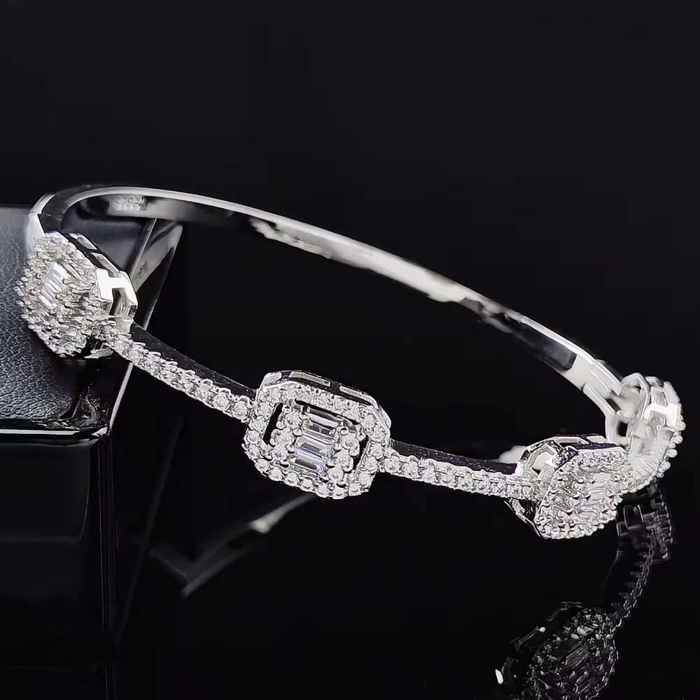 Moonso – Bracelet rectangulaire de luxe pour femmes