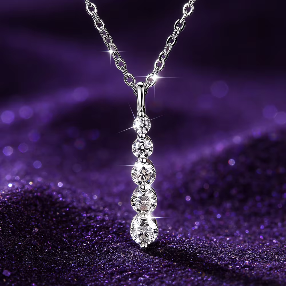 Collier pendentif IOGOU en or 14 carats rempli d'or