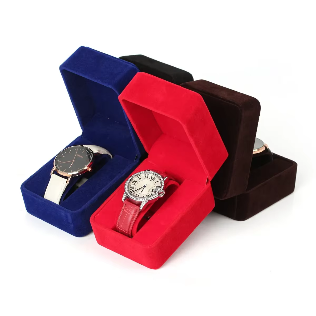 Boîte d'Emballage de Montre à Gloute pour Femme et Homme