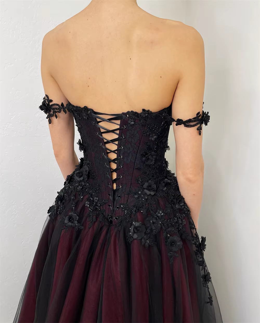 Robe de mariée gothique personnalisée Rebecca