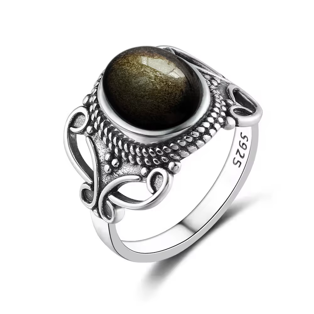 Bague vintage en argent sterling S925