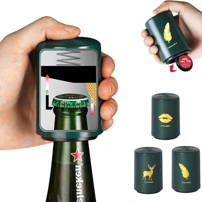 Ouvre-bouteille magnétique créatif automatique bière cuisine presse couvercle