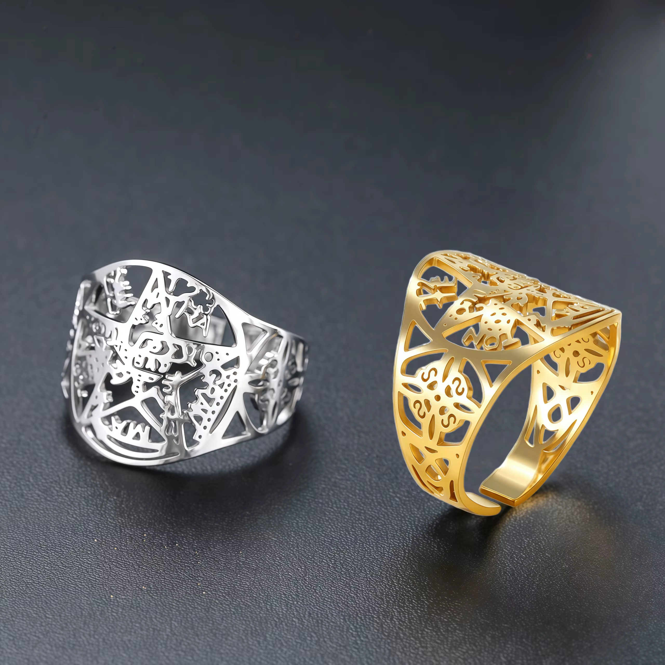 Bagues Tetragrammaton hébraïques juives