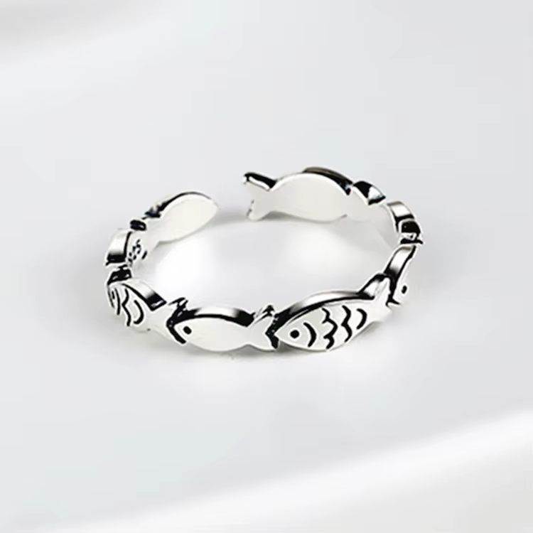Bagues réglables en argent Sterling 925 pour femmes
