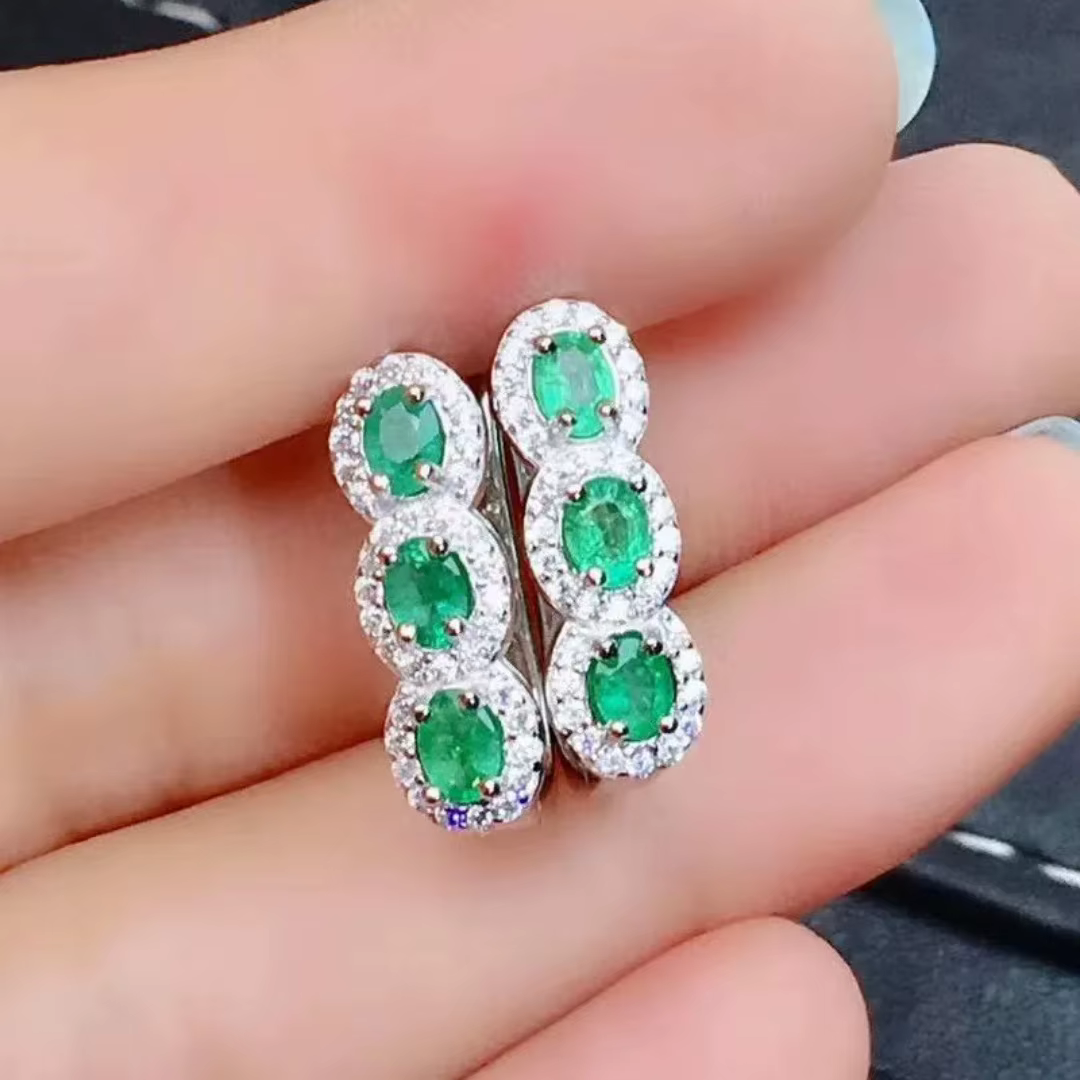 Boucles d'oreilles en argent Sterling 925