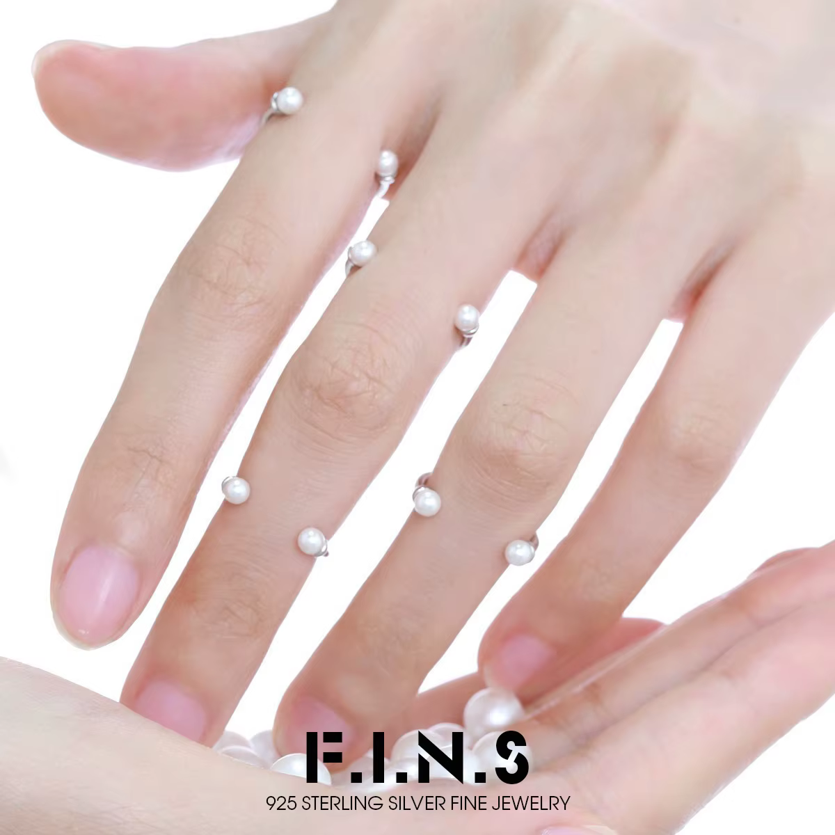 F.I.N.S – bague minimaliste en argent Sterling 925