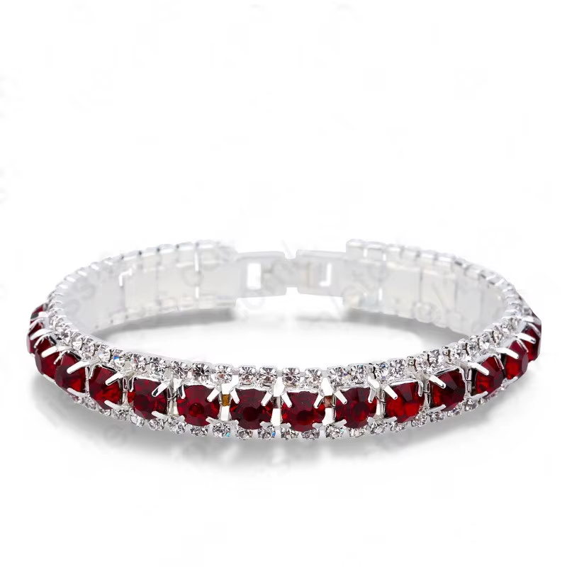Bracelet en argent regardé 925 pour femme