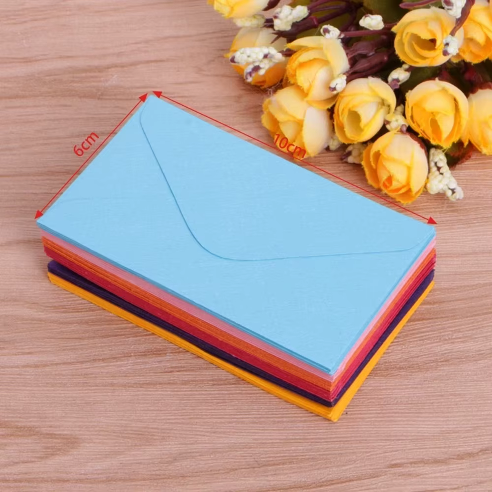50 pièces/paquet de cartes de Message rétro de mariage